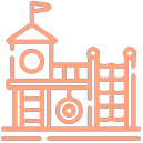 Rönkfa játszóterek, várak, tornyok