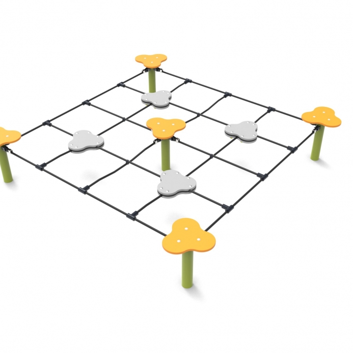 Fém egyensúlyozó kötélháló