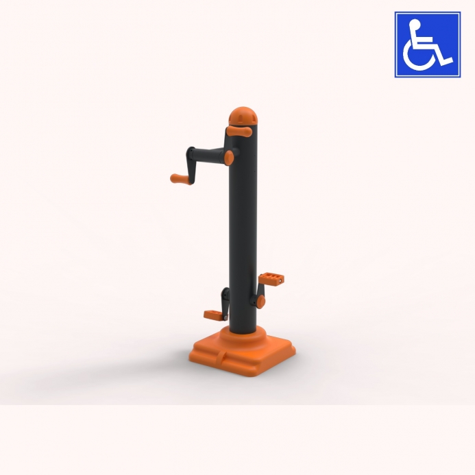 Egyenes kar és láb pedál