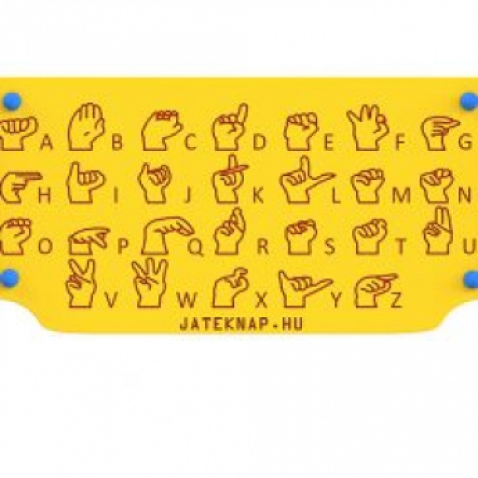 HDPE panel - Kéz jelek