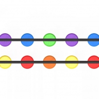 Színes ügyességi gombák