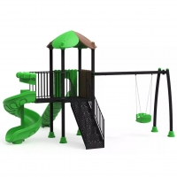 Hintás vár spirál csúszdával