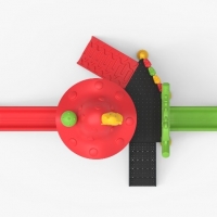 Fém iker torony kicsiknek és nagyoknak