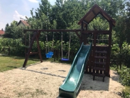 Kuckós nagy torony mászóhálóval, s hosszú rúddal