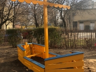 Hajó homokozó