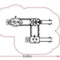 Három tornyú gyümölcs vár