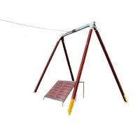 FA drótkötélpálya FÉM FELSŐ GERENDÁVAL indító dobogóval