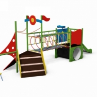 Fém Kárpátia kötélhíddal