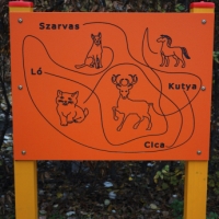 HDPE panel - Állatos